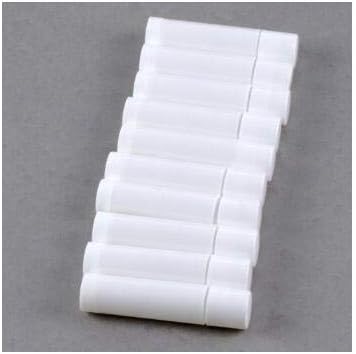 Vasana 50pcs 5ml RECILLE PLÁSTICO Branco de plástico branco Balmão Tubos de batom ChapStick amostra de embalagem