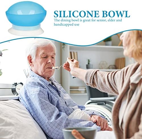 Bestonzon Silicone Bigs Bowls Silicone Baby Bowl Scooper Bowl com Copa de Sucção Anti -Fallen Bowl NONSLIP TACK