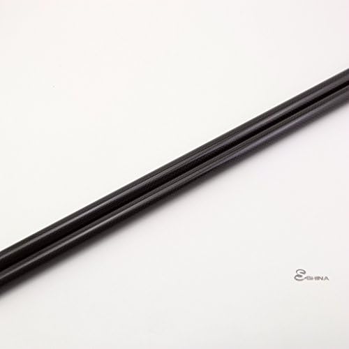 Shina 3k Roll embrulhado Tubo de fibra de carbono de 5 mm 4mm x 5mm x 500 mm brilhante para RC Quad