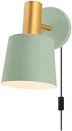 Ajuste a luz da lâmpada de parede do suporte da lâmpada E27, luz de leitura de cabeceira, arandela moderna de