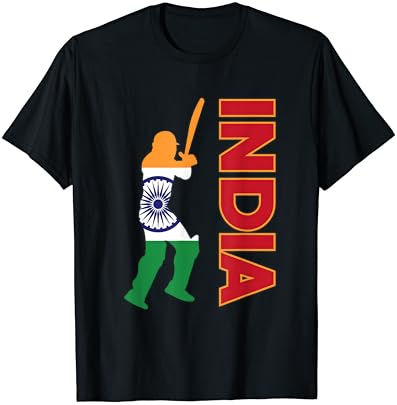 INDIAN CRICKET GIFT INDIA INDIA INDIAN CRICKET EQUIPE T-SHIRT