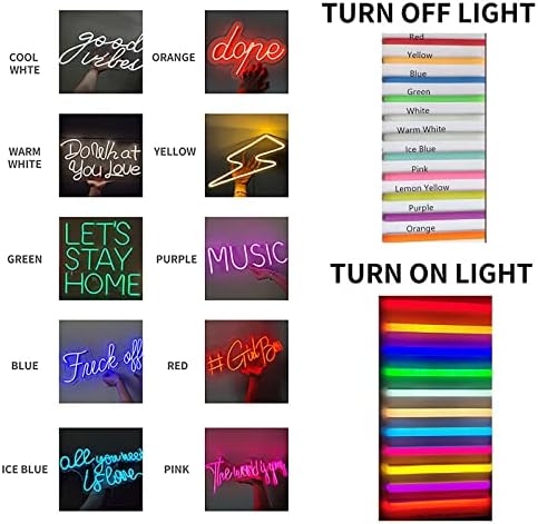 Dzizjnc Good Vibes Neon Sign Lights, LED personalizada LED 3D Luzes penduradas na parede de acrílico para