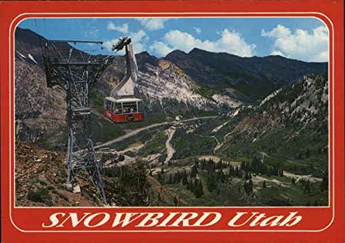 O bonde em Snowbird Snowbird, UTAH UT Original Vintage Post -Card