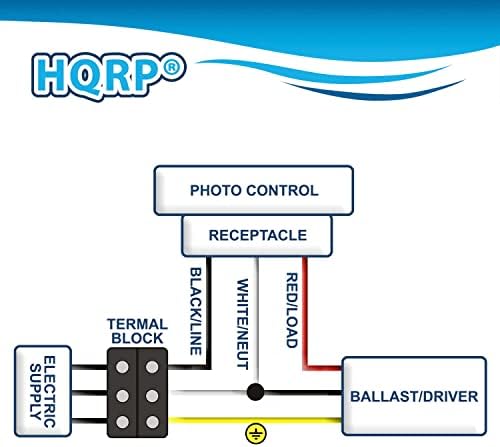 HQRP PhotoCell Tipo térmico Sensor de luz Haste e Montagem giratória Dusk para o amanhecer Controle fotoelétrico