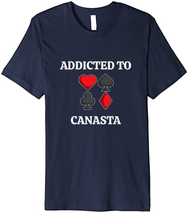 Citação de jogo de cartas de jogo - viciado em CanaSta Premium T -Shirt