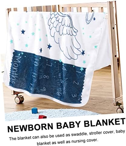 Kisangel 1 Definir cobertores de cobertor de marco para bebês cobertor de menino recém -nascido cobertor