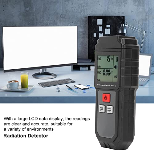 Detector de radiação, detector de radiação eletromagnética Digital RZ825, medidor EMF do testador com trava de dados