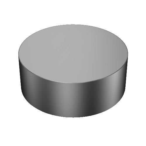 SANDVIK COROMANT RNG45T0320 6160 T-MAX Inserção para girar, cerâmica, redonda, corte neutro,