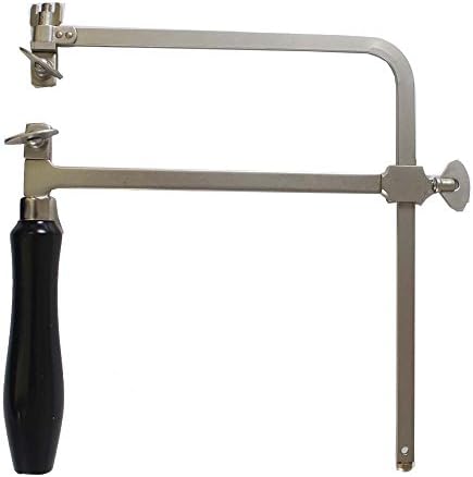 Toolusa Jewel Tool 6 Quadro de serra ajustável | pode acomodar uma lâmina de serra de 7 de comprimento | Alças de