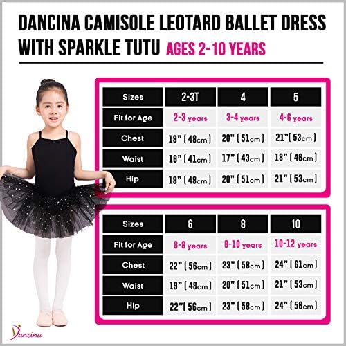 Dancina Girls Skirted Letard Camisole Dress Dance Ballet Front Front Frowning