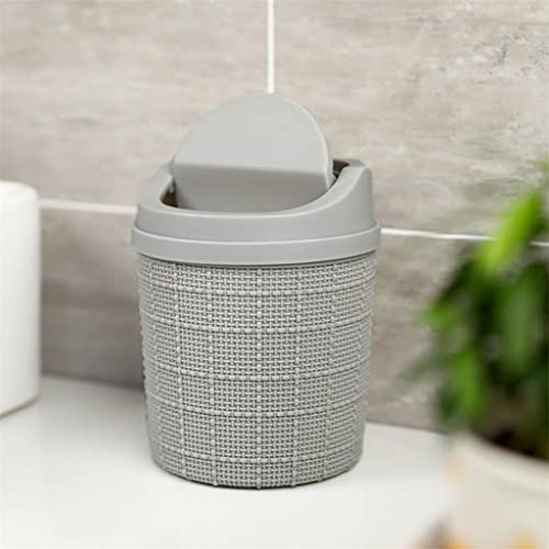 Zhaolei Waste Basket Compact Waste Bin resistente Não é fácil de deformar mini lata de lixo com tampa