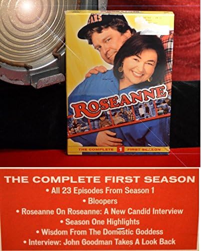 John Goodman assinou roteiro de autógrafos, UACC Rosanne TV Show DVD Conjunto, Case, CoA, Placa