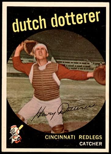 1959 Topps 288 Dotterer holandês Cincinnati Reds Dean's Cards 5 - Ex Reds