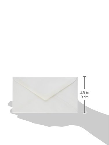 Mead 100pk 6 envelope branco, 6 3/4 polegadas