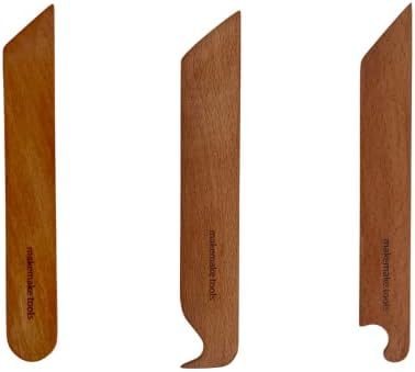 Make Make Tools | Kit de ferramentas de faca de madeira de madeira | 5 pedaços de faca no conjunto