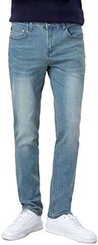 Jeans de jeans manchas e masculinos manchas e masculinos lisos