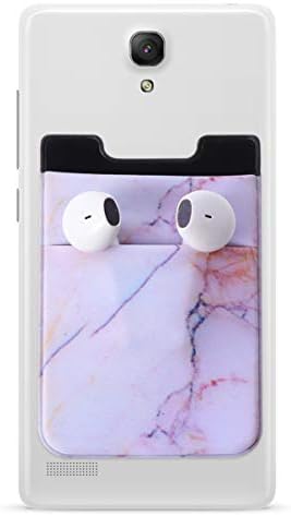 Valiclud 2pcs Marble Cellet Holder Stick Stick On Wallet Adhesive Ultra Slim Phone Pocket Id Mangeves