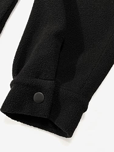 Jackets XinBalove para homens Men Pocket Patched Lã Casat