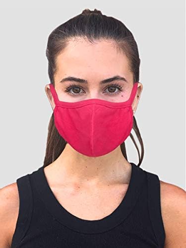 Designers Union Premium Face & Bocal Máscara, 3 camadas, lavável e reutilizável Algodão/polipropileno costurados