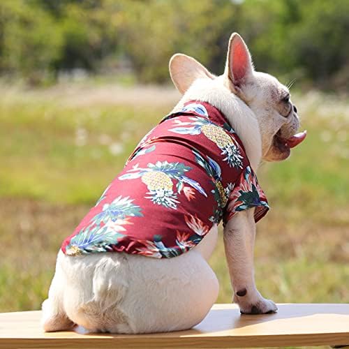 Camisas de cachorro para cães para cães para cães para cães pequenos menino de verão roupas de