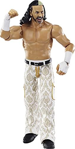 WWE Mattel WrestleMania Figuras de 6 polegadas com articulação, características faciais detalhadas e engrenagem
