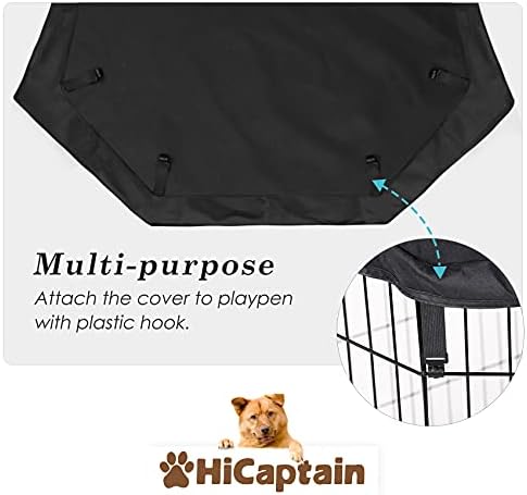 Capa superior de pet hicaptain para uso interno e externo - protetor de escudo à prova de escape e escudo