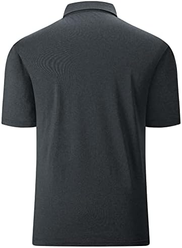Camisas de golfe swisswell para homens umidade wicking manga curta clássica fit performance pólo
