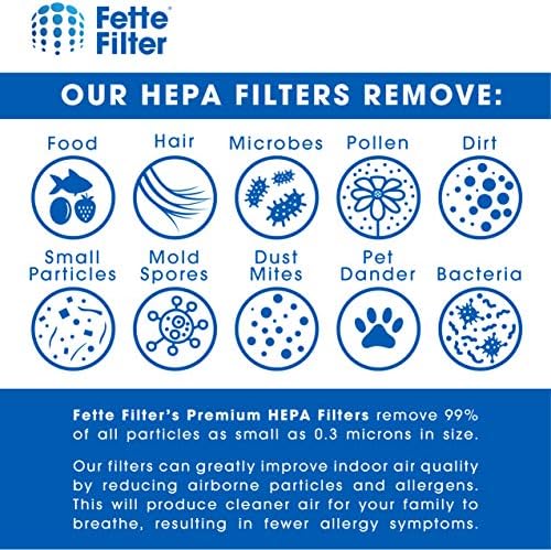 Filtro Fette-filtro de substituição do tipo HEPA AP-DT10FL Compatível com o purificador de ar da área