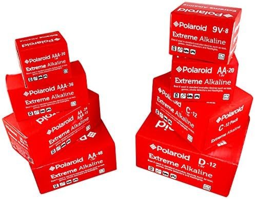 Valor Extremo Polaroid AAA 1.5V Baterias Alcalinas Premium Pacote de Valor Não Recarregável