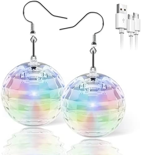 Brincos de LED Brincos de bola de disco