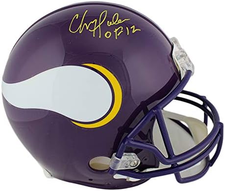 Chris Doleman autografou/assinado Minnesota Vikings REMPOLHO AUTENTICA CAPATEN NFL COM INSCRIÇÃO