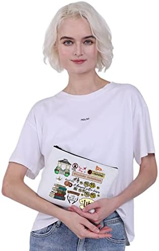 Vamsii Luke Inspirado Makeup Bag TV Fan Gift for Friend Family Girlmore Merchandise Travel Cosmetic
