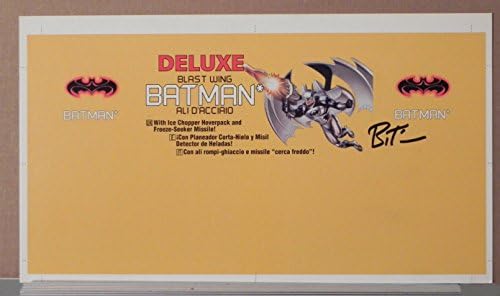 Blast Wing Batman Toy Production Art Proof Hand assinado Bruce Timm Autograph CoA