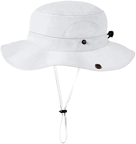 Baby Bucket Sun Hat ， Kids UPF 50 Proteção UV Bom de praia de verão ， Chapéu ajustável de largura