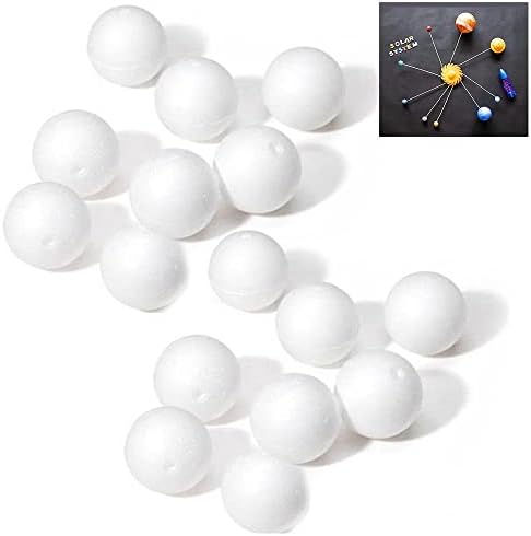 60 espuma 1 de espuma redonda poliestireno bolas brancas decorações de artes artesanais