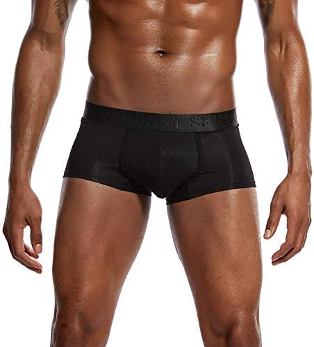 Masculino boxers de algodão bolsa cueca boxeador impressa cuecas bulge shorts cuecas homens letra sexy letra