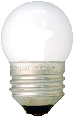 Iluminação GE 570958 41267 7,5 watts Nightlight, Soft, S11 1CD Light, 1 contagem, lâmpadas brancas