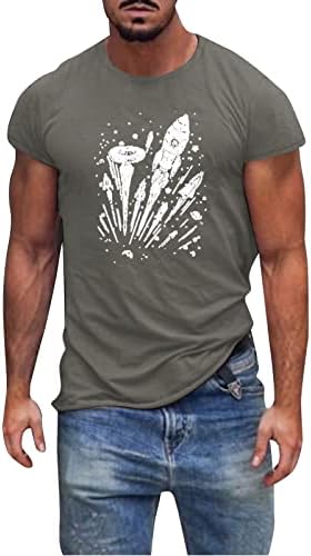 Tamas de manga curta do soldado masculino do ZDDO para homens, t-shirt de impressão gráfica engraçada camisetas