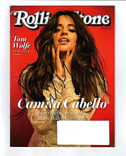 Camila Cabello Rolling Stone Magazine assinou autografado PSA/DNA AUTOGRAFIO