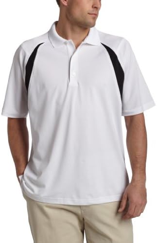 Camisa pólo de desempenho de bloqueio colorido Greg Norman