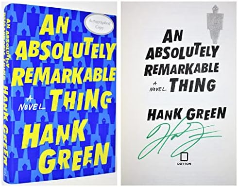 Uma coisa absolutamente notável autografada hank verde
