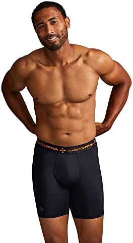 Tommie Copper Men's Performance Compression Subshorts | Roupa íntima respirável com mosca, suor Wicking Briefs
