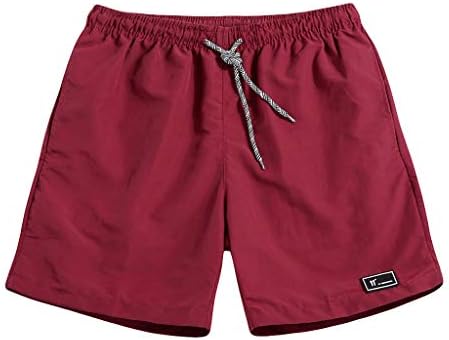 Firero plus shorts para o verão masculino fino de calça de praia de praia casual shorts esportivos de cor sólida