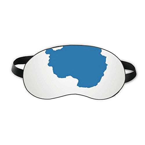 Antártica azul Map Padrão do Sleep Eye Shield Soft Night Blindfold Shade Tampa