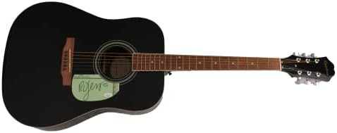 Robert Smith assinou autógrafo em tamanho grande Gibson Epiphone Guitar Guitar w/ James Spence