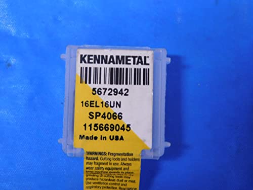 1pc Novo Kennametal 16el16UN SP4066 Inserção de encadeamento de carboneto de carboneto Made - MB12212BW2