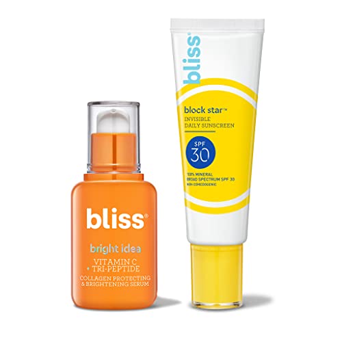 Pacote Bliss Blelen & Block | Vitamina C Serum e Star Block Star Mineral Face Suncreen SPF 30