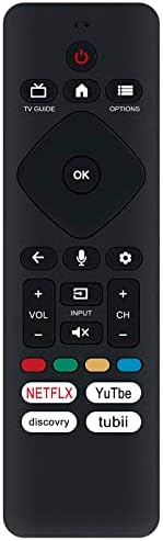 URMT26CND002 Replace Voice Remote Control fit for Philips Google TV 7600 Series Remote 43PUL7652/F7