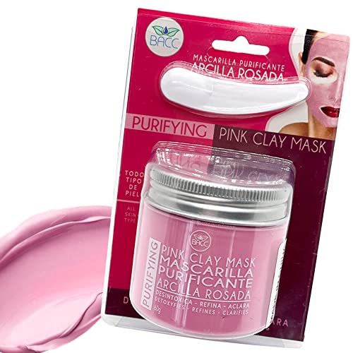 BACC Beauty and Care Cuidado rosa natural Máscara facial Cuidado com a pele Removedor de óleo | Redutor