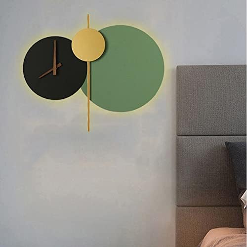 CHSOW NORDIC Designer moderno Lâmpada de parede Led de parede Relógio criativo Luz de parede para a sala